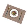 Placemat, tableware, tablecloth, premium cloth pattern, dining table mat, square thermal insulation mat, plate mat, coaster, washable