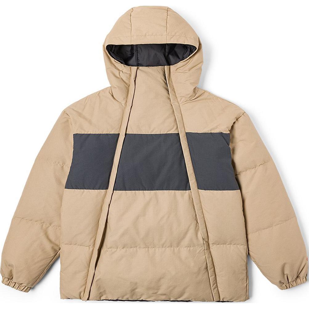 Vans Hooded Casual Warm Soft Long Sleeve Jacket Unisex Jacket Light-Brown VN000M8X4MG10XS