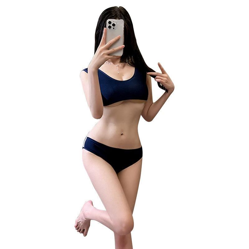 Sex Underwear Sexy Breast Split Uniform Set Bed Hot Sex Uniform Free Sports