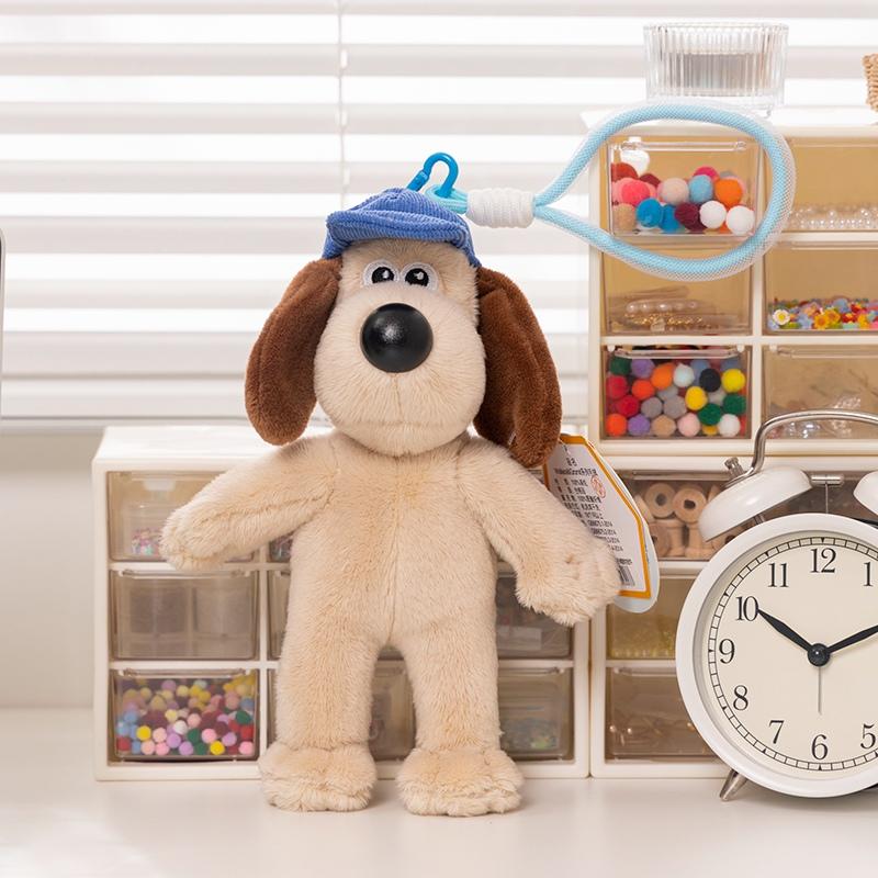 Wallace&Gromit Plush Toy Kawaii Gromit Wallace Toys Cartoon Dogs Bag Pendant Key Chain Anime Cute Puppy Stuffed Dolls