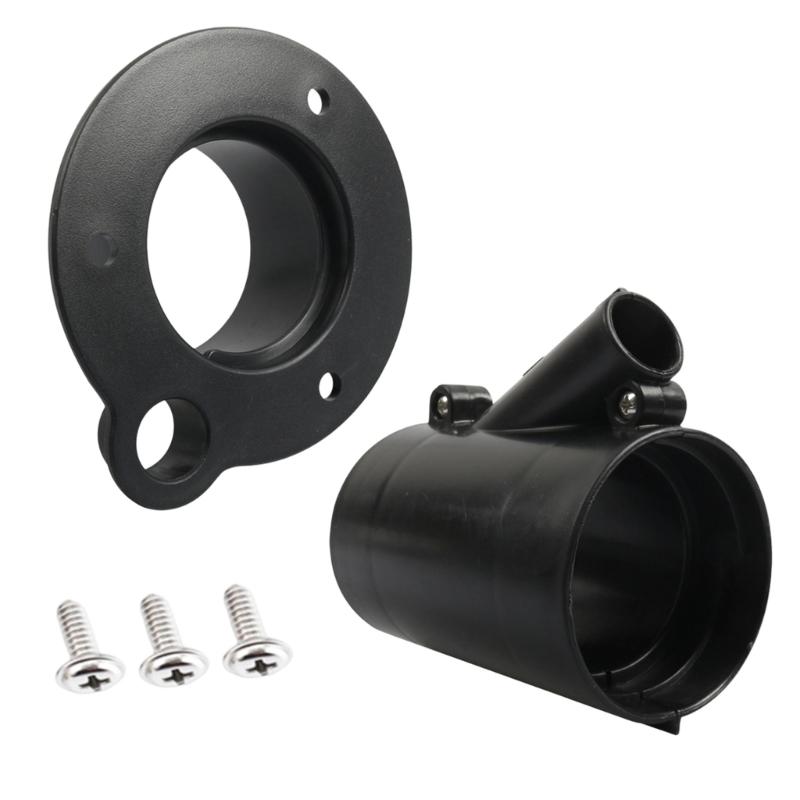Outboard Motor Rigging Hose Flange Kit With Split Flange And Fuel Line Attachment For Marine Application