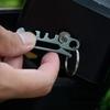 Ergonomic Outdoor Edcs Carabiner Tool Kit Wrench 200kg Bearing Alloy Construction For Backpackers And Survivalists