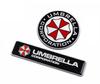 Biohazard Umbrella Corporation 3D Metal Sticker Emblem Set of 2 [GATTO]