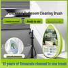 One-Swipe Transparent Bathroom Brush: Glass, Faucet, Tile Descaling & Stain Removal Tool