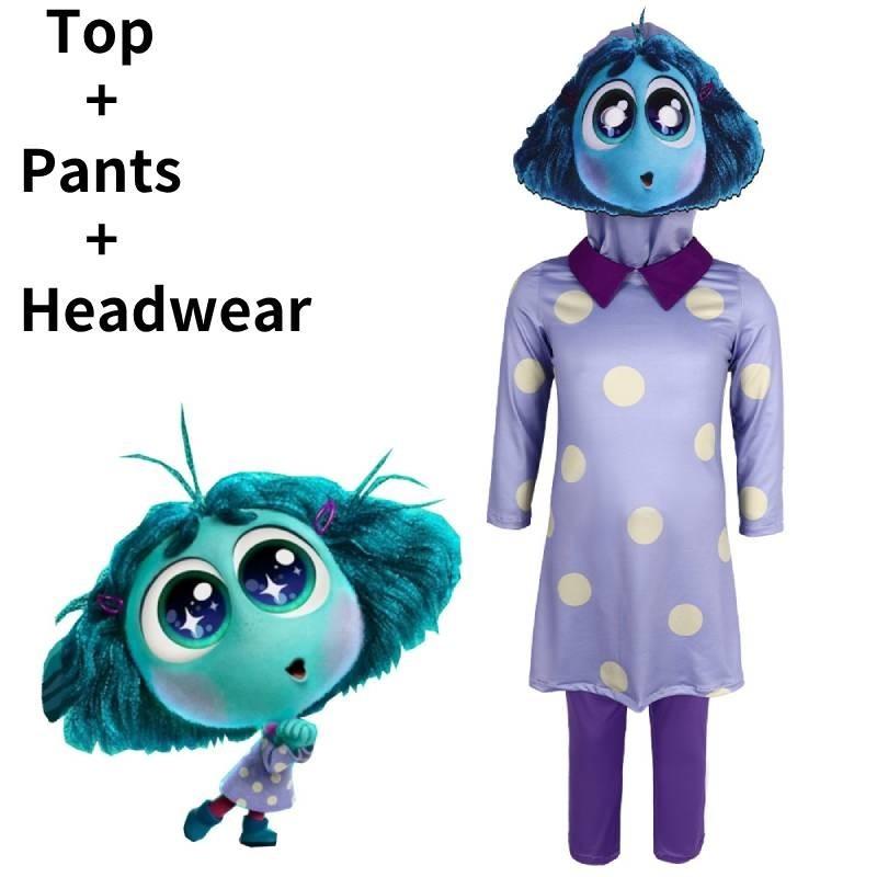 Stylish Inside Out 2 Cosplay Costume With Comfortable Polyester Fabric Unisex