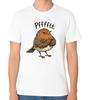 Pfffft Funny Grumpy Bird Graphic Unisex T-Shirt Sarcastic Humour Tee