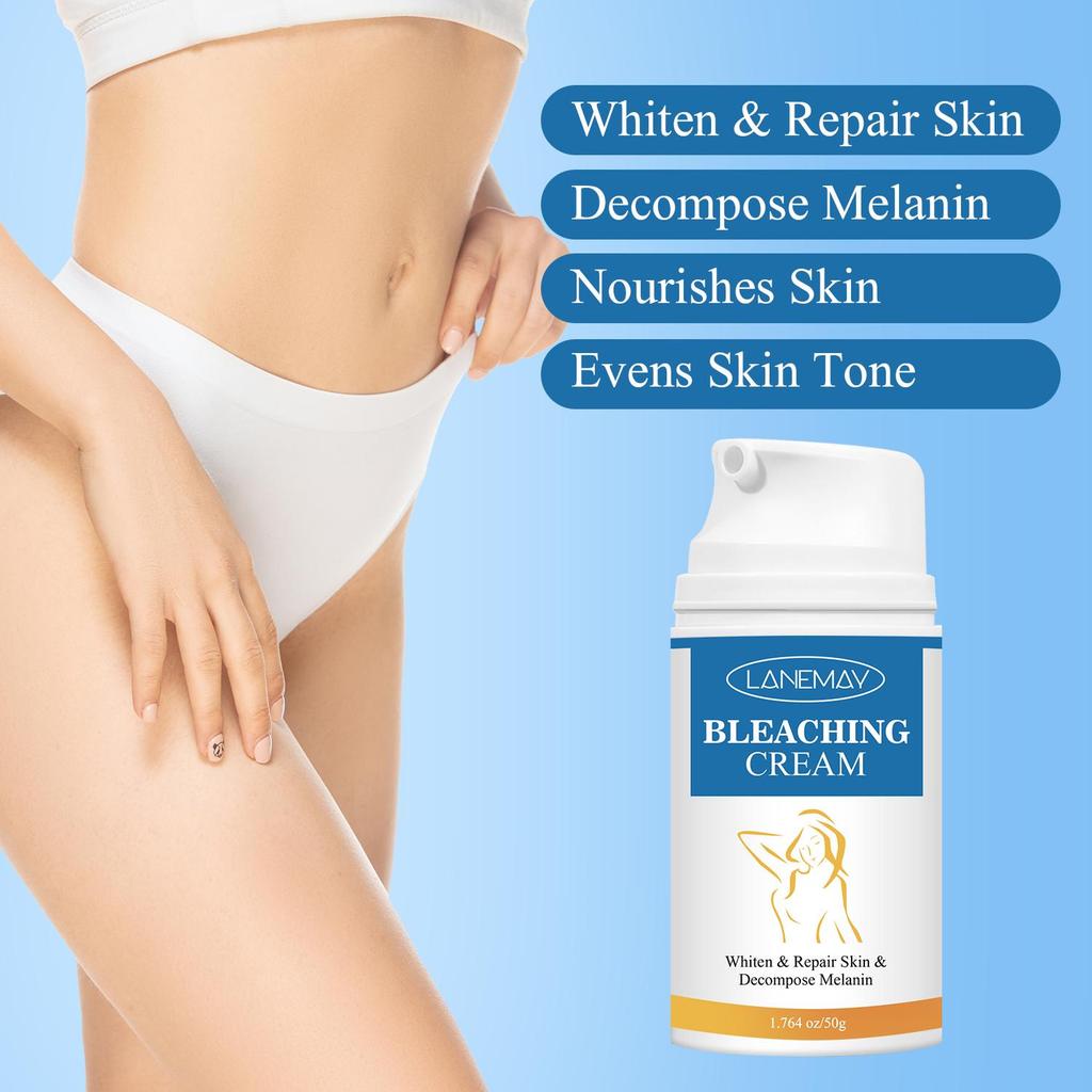 Bleaching Cream-Whitening & Repair Skin with Shea Butter, Arbutin & Vitamin C, Nourish & Even Skin Tone -Safe for all Skin Types,50g