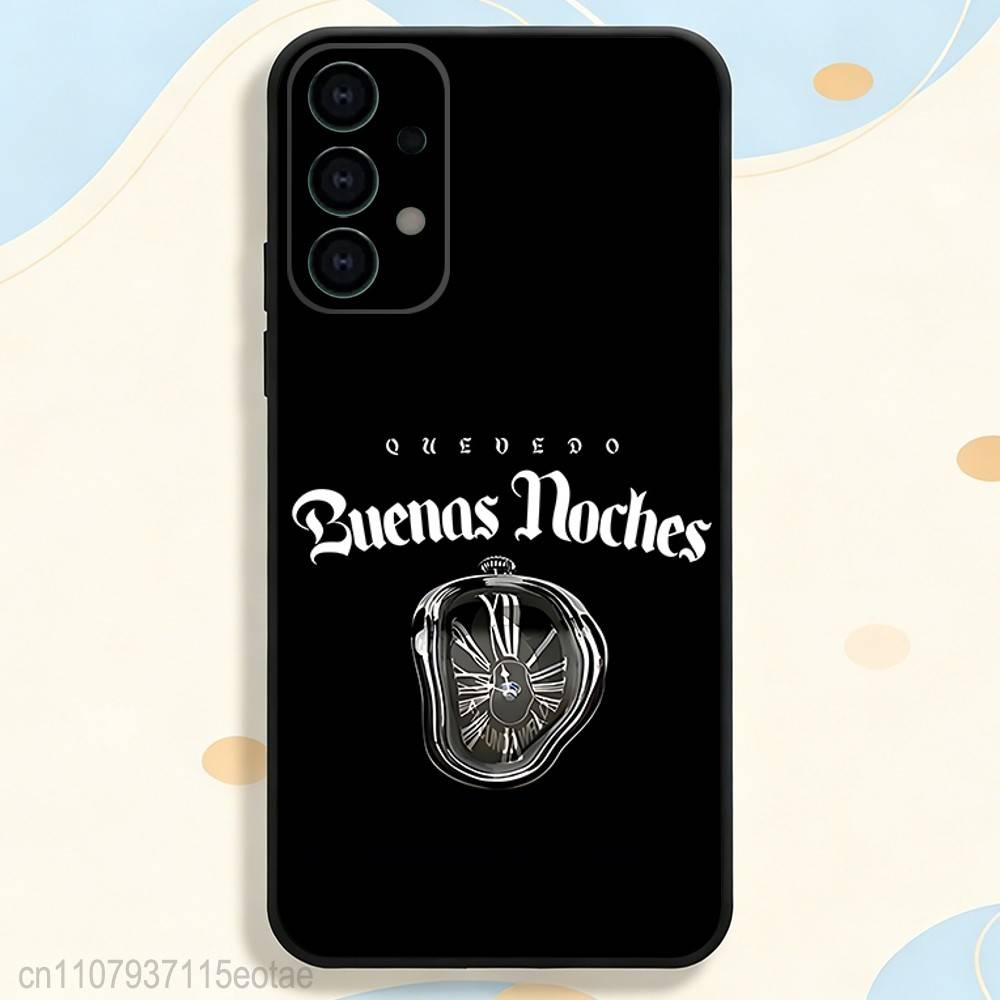 

Q-Quevedo BUENAS NOCHES Phone Case for Samsung S series s21 s22 s23 s24 s25 S26 FE Plus Ultra TPU Soft to Skin-friendly case SamsungS23ULTRA5G