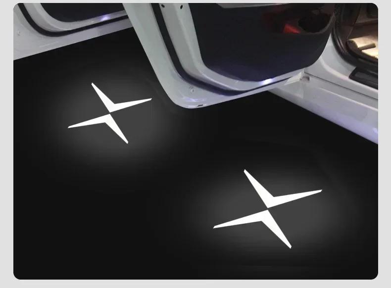 2PCS Led Car Door Welcome Light Laser Logo Projector For Volvo XC40 XC90 V40 V90 V60 XC60 S80 S60 S90 V70 XC70 Car Goods