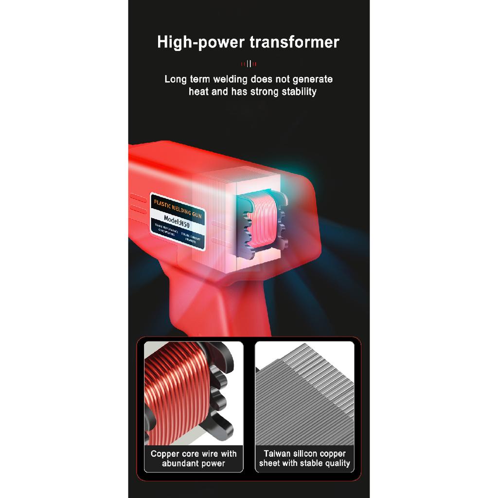 Car Bumper Crack Repair Welding Machine Handy Plastics Welders PVC Repairing Machine Welding Equipment 220V Car Bumper Repair Hot Staplers Machine