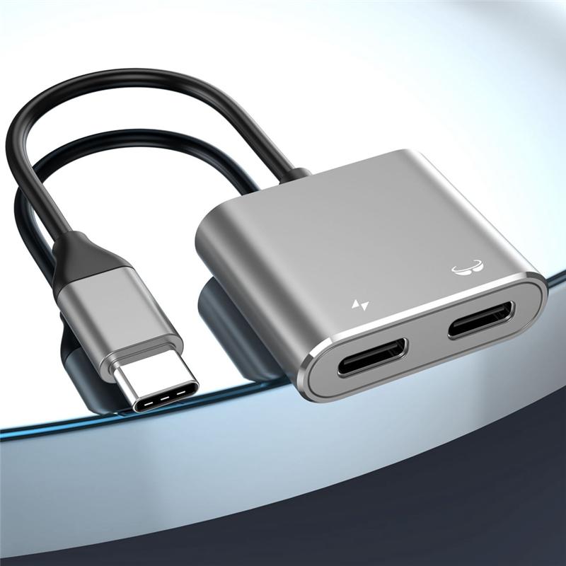 

A32T-100W Fast Charging USB C To AR Glasses Docking Hubs Type C AR Glasses Charging Adapter For AIR/2 Glasses Space Gray