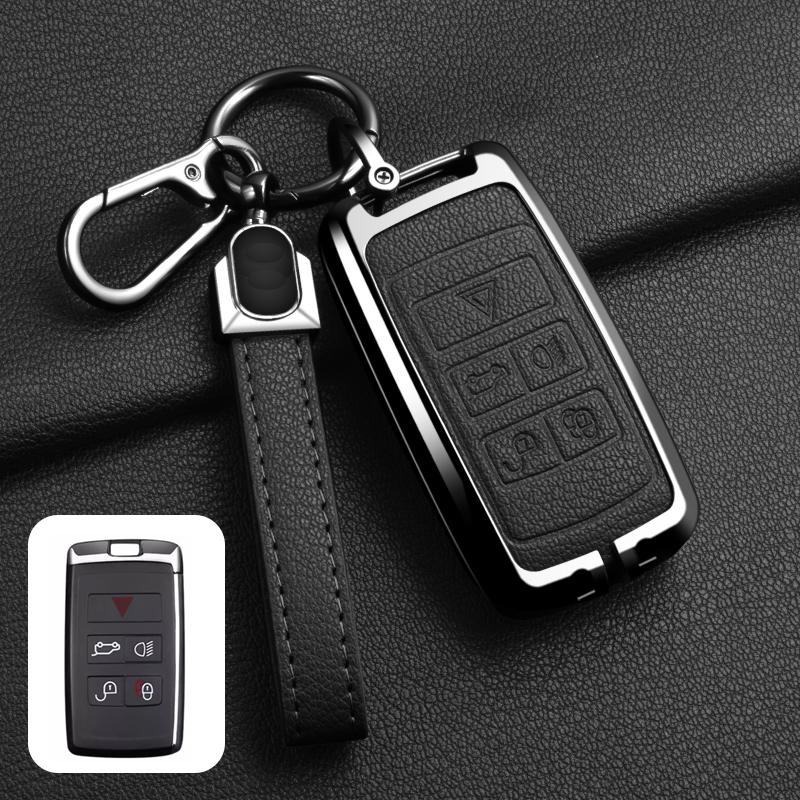 Zinc Alloy Car Key Case Cover Smart Remote Protection Shell For Land Rover Range Rover Evoque Discovery Sport Velar Accessories