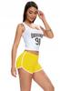 Women's Sports Shorts Comfortable Shorts Yellow M