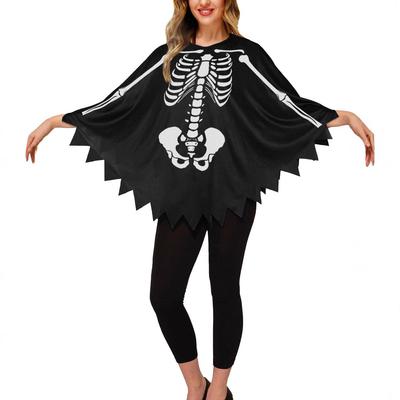 Halloween Damen Feiertagskostüm Vampir Cosplay Bühnenshow Partykostüm Spinnenumhang
