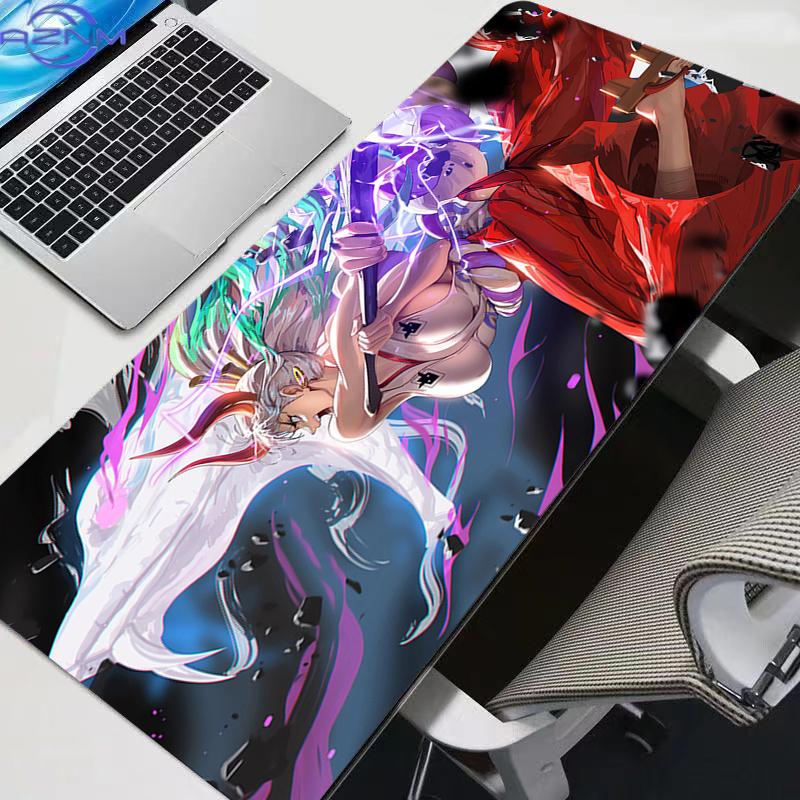 Extra Gaming New Mouse Pads Big Yamato Computer One Piece Gamer Laptop Keyboard Carpet Mouse Mat Nonslip Rubber Table Rug