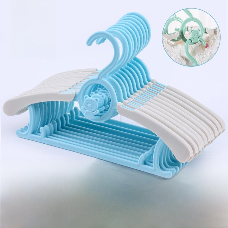 Baby Clothesline Retractable Non-Slip Children's Small Clothes Hanger Multi-Function Home Use Drying Rack for Newborns