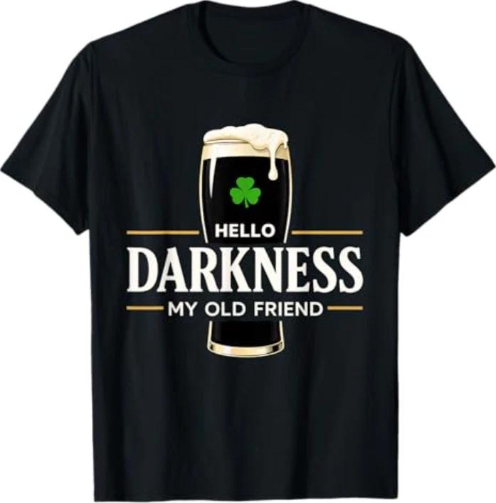 Hello Darkness My Old Friend Vitamin G Funny Quote T-Shirt S