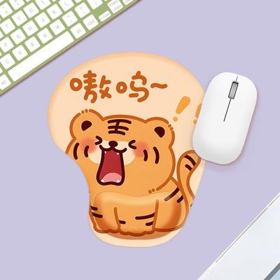 Cartoon Ergonomic Hand Support Mouse Mat Non Slip Comfortable Wrist Rest Mousepad Silicone Cute Relaxing Mousepad Office