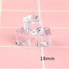 20-50Pcs 18Mm Simulated Ice Miniature Resin Food Toy Mini Food Model Jewelry Diy Accessories Small Ornaments Handmade