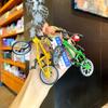 Creative Mini Bike Keychain Exquisite Mountain Bike Key Chain Couple Bag Pendant Gift