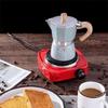 Octagonal Aluminum Moka Pot Wood Pattern Handle Brewing Coffee Pot  Italian Coffee