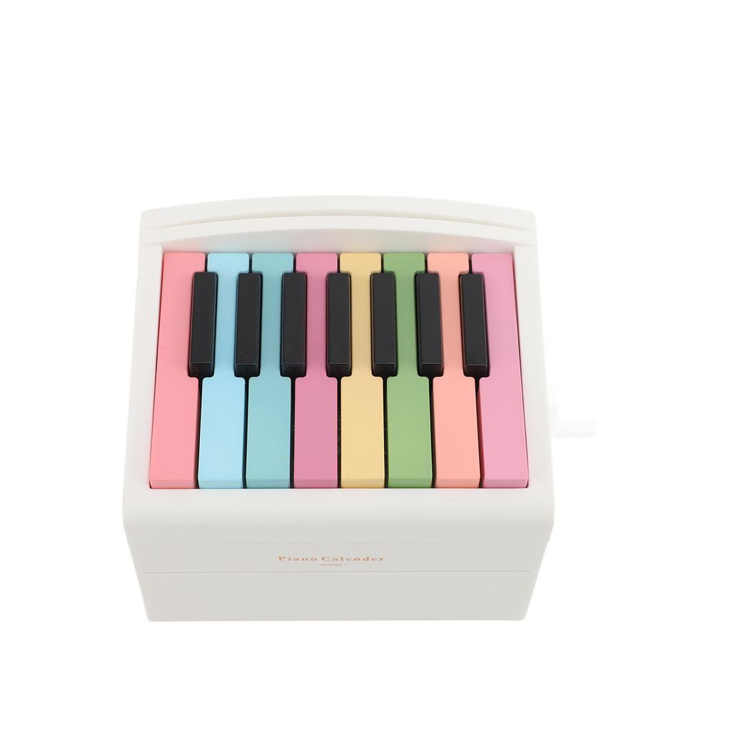 Playable Piano Calendar 52 Music Scores Rechargeable Piano Desk Calendar 2025 Birthday Gift