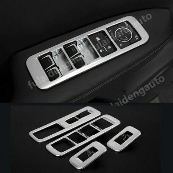 For Lexus RX350 RX450H 2016- Matte Interior Window Switch Panel Cover Trim