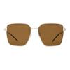 Emporio Armani Square Sunglasses With Side Logo Women sunglasses Gold EA2159D.L301373.L157.L