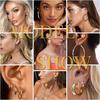 36 Pcs Fashion Simple Earring Set for Women Vintage Gold Color Pearl Circular Hoop Earring Trendy Daily Life Jewelry Gifts 2026