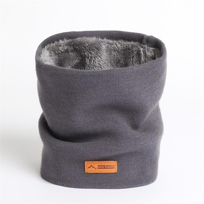 Fular Gros Tricotat Unisex: Toamnă/Iarnă Culoare Solidă, Căldură pentru Orice Vreme & Protecție pentru Gât