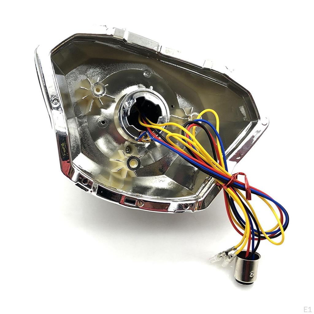 Motorcycle Integrated LED Taillight Rear Warning Lamp Easy To Install Turn Signal Indicator Brake