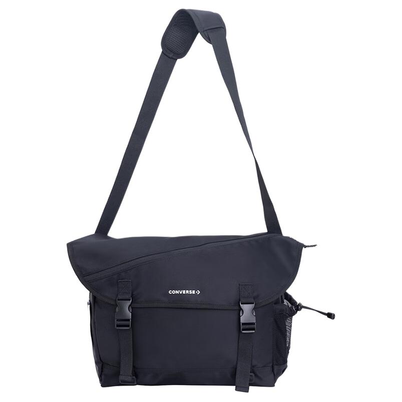 Converse Fashion Simple Messenger Bag Logo Design Unisex Shoulder Bag Black UA5863-023 Black