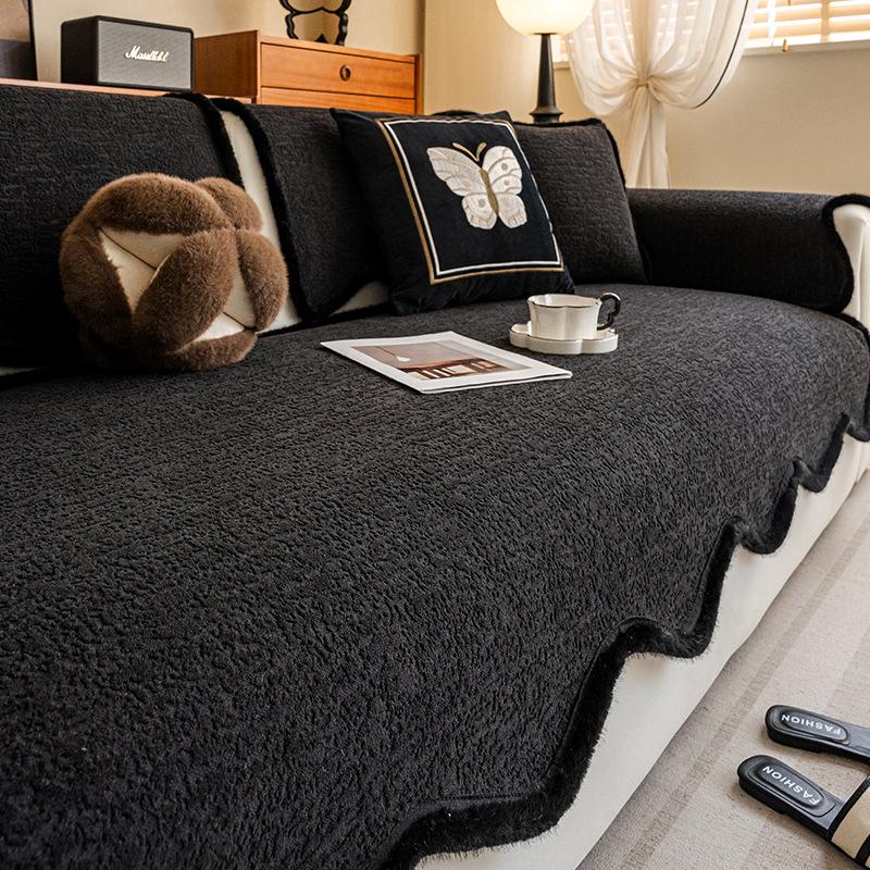 Special-shaped Irregular Sofa Cushion Universal In All Seasons 2025 New Thickened Non-slip Straight-breasted Leather