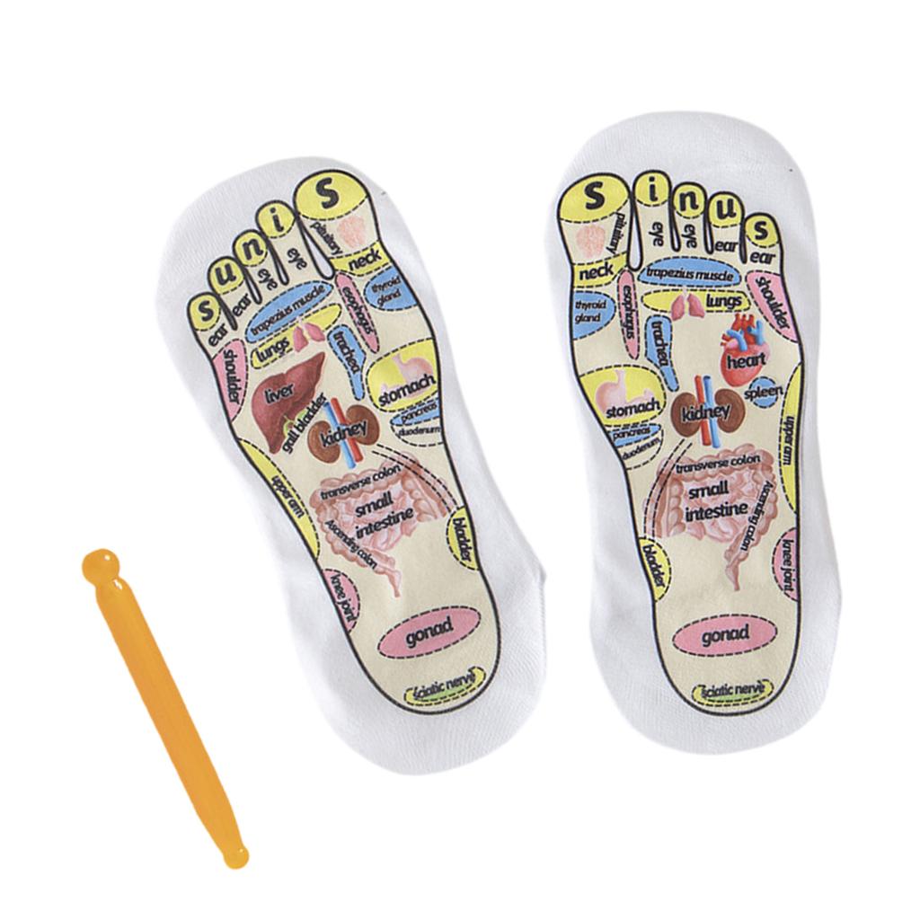 Relaxation Foot Massage Acupressures Reflexology Socks for Promote Blood Flow Great for Various Setting Gym and Home
