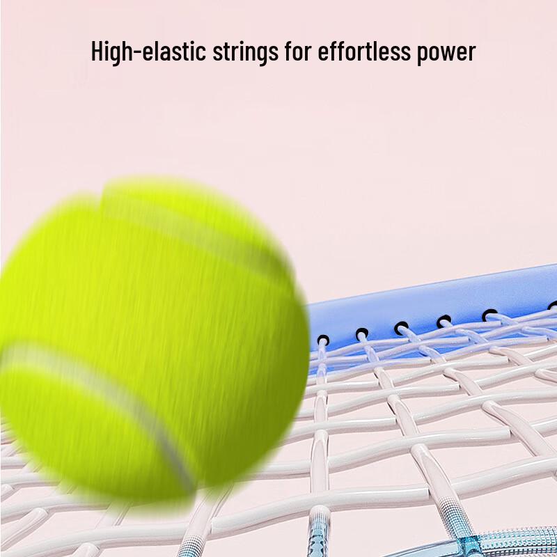 Lightweight Tennis Racket with Rebound Trainer Set