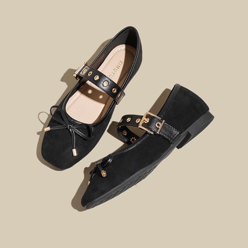 

Модный дизайнер замшевые кожаные туфли-бабочки на плоской подошве женские с ремешком с пряжкой мэри джейн увеличивающие рост женские туфли большого размера 43 женские кроссовки 43 чёрный
