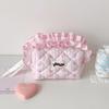 Pen Bag Cloth Toiletry Bag Pencil Case Jewelry Organizer Makeup Storage Pouch  For Travel