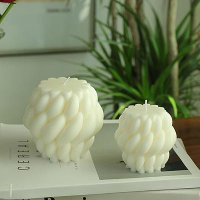 3D geometrická twirl kvapka tvar silikónová forma - forma na živicu, sviečku pre DIY epoxidovú živicu, vosk, polymérovú hmotu