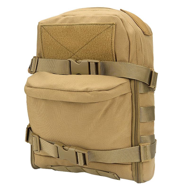 Borsa idrica tattica militare da esterno, zaino leggero da appendere al petto, borsa attaccabile molle, zaino posteriore per giubbotto