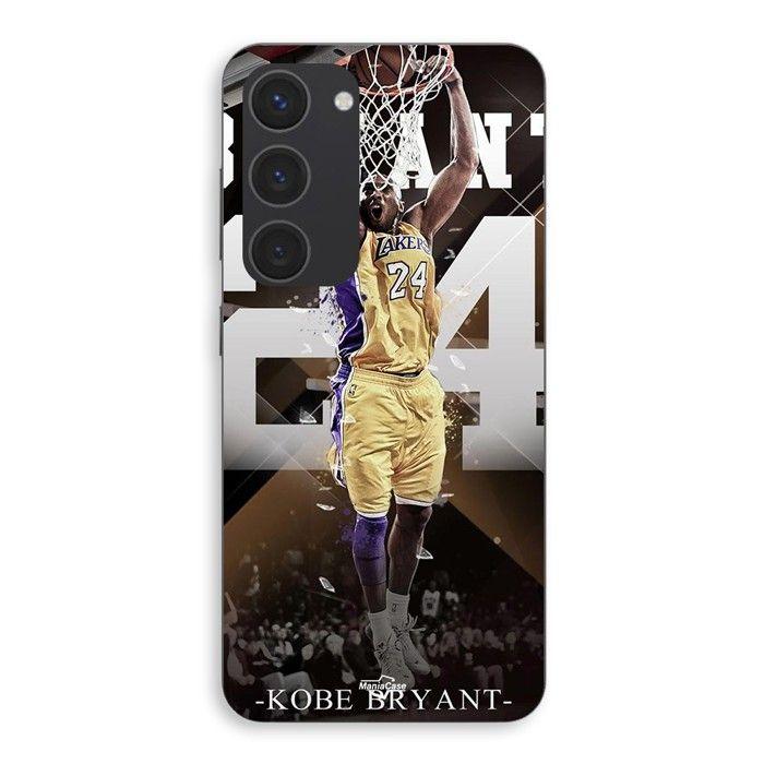 Coque de téléphone - MANIACASE - Samsung Galaxy S23 - Silicone - Noir - Kobe Bryant