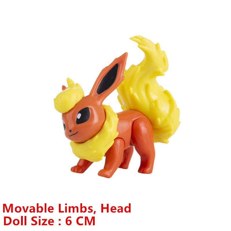 Toys Model 4-13Cm Pokemon Anime Figure Charizard Mewtwo Pikachu Mew Psyduck Collection Pokemon Action Birthday Gifts Kids