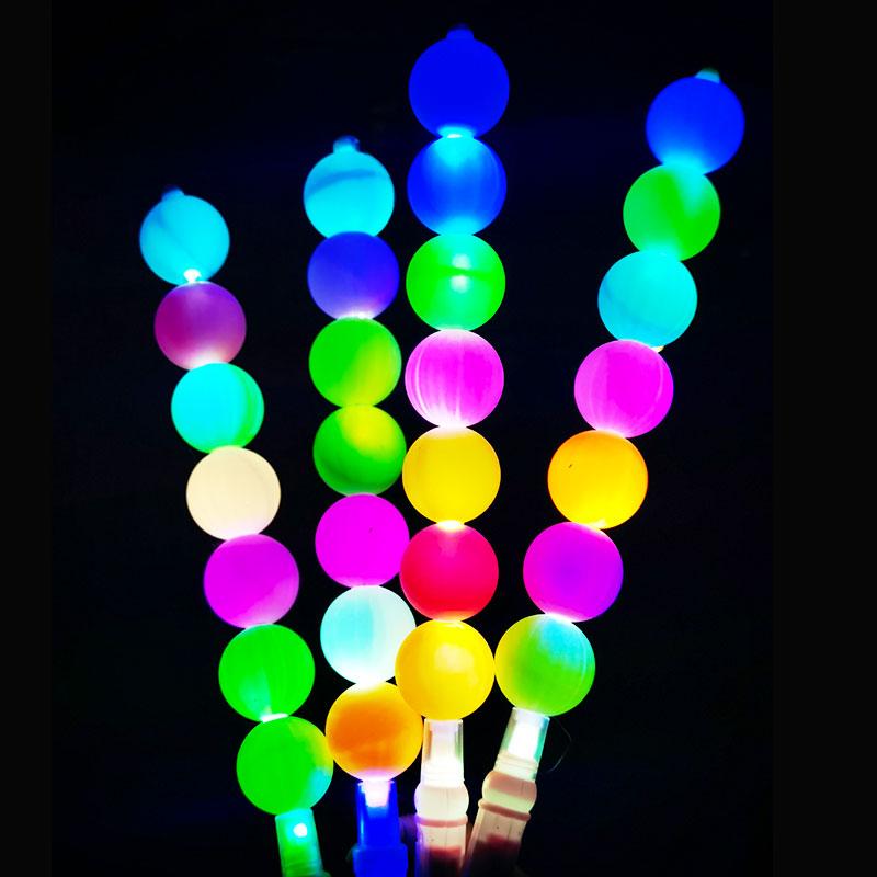 Light Up Stick Neon Party Glow Sticks Led Candied Haws 5PCS Glow In Dark Wedding Party Supplies Birthday Camping 3 Light Modes
