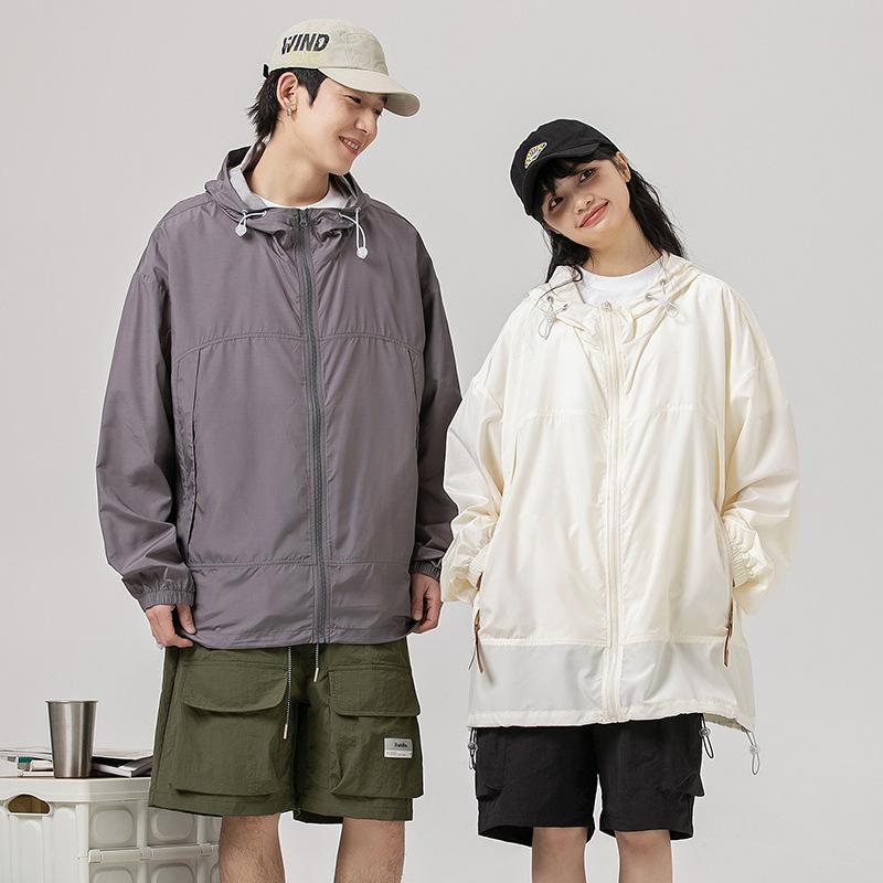 Upf50+ Outdoor Ice Silk Sun Protection Clothing for Men and Women Summer UV Protection Lightweight Breathable Fishing Protective Clothing