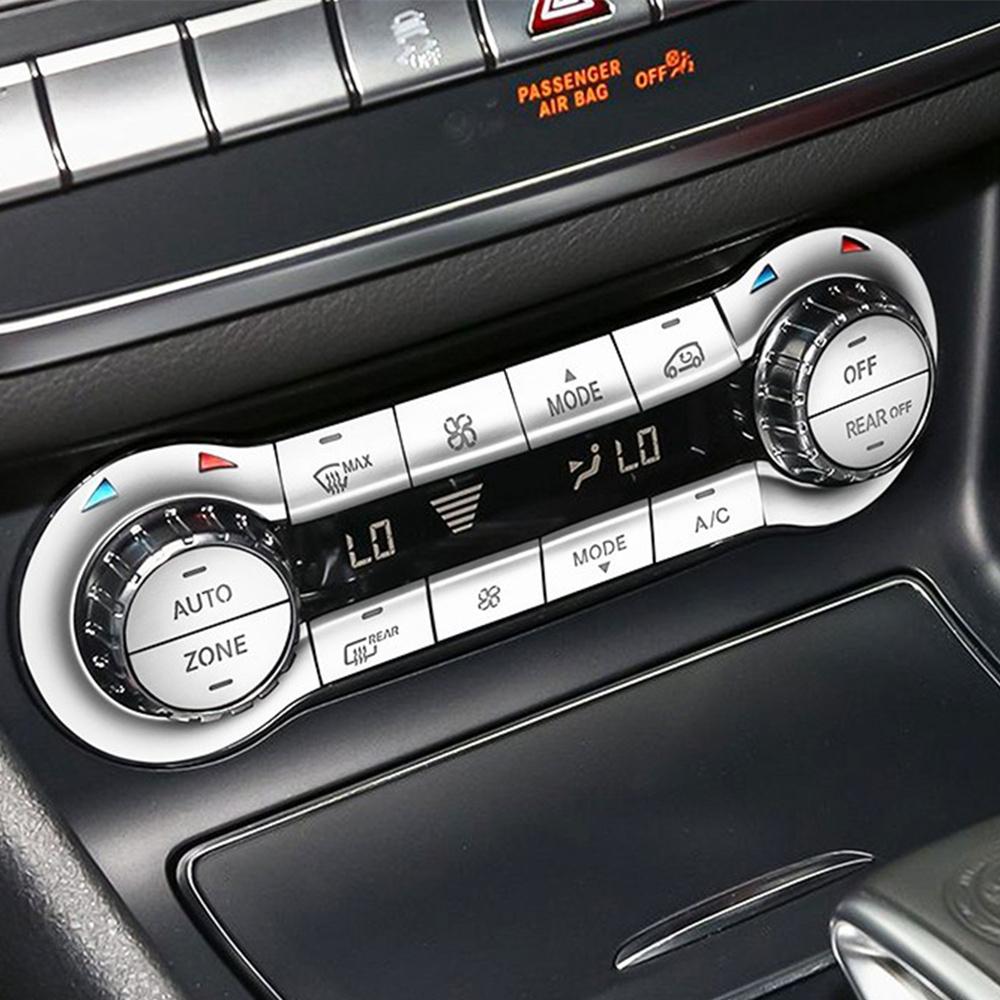 Ozdobné lišty tlačítek klimatizace pro Mercedes Benz CLA C117 GLA X156 W176 2013-2018