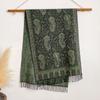 Retro Ethnic Style Popular High-End Atmosphere Jacquard Cashew Shawl Scarf A Versatile