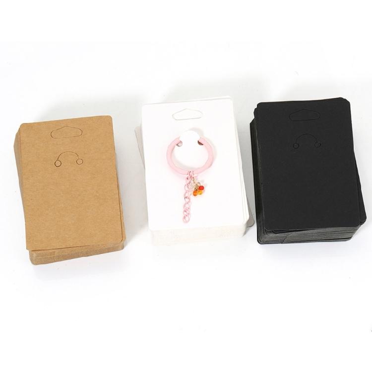 50pcs Keyring Card Jewelry Packaging Supply Jewelry Keychain Holder Card Selling