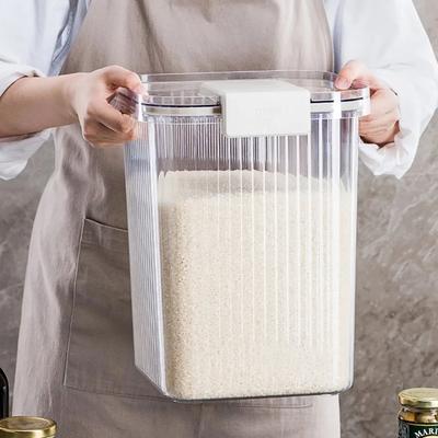 Sealed Rice Container - Household Use, Large Capacity Moisture-Proof, Kitchen Grain Jar, Insect-Proof Rice and Flour Storage Jar