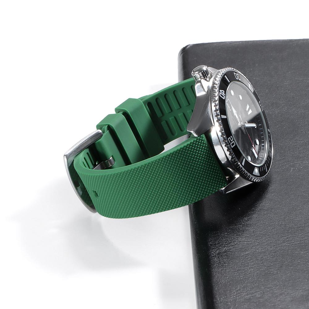 20mm 22mm Řemínek k hodinkám Rychloupínací Prémiový silikonový gumový řemínek k hodinkám Řemínek k hodinkám Náhradní řemínek k hodinkám pro Omega