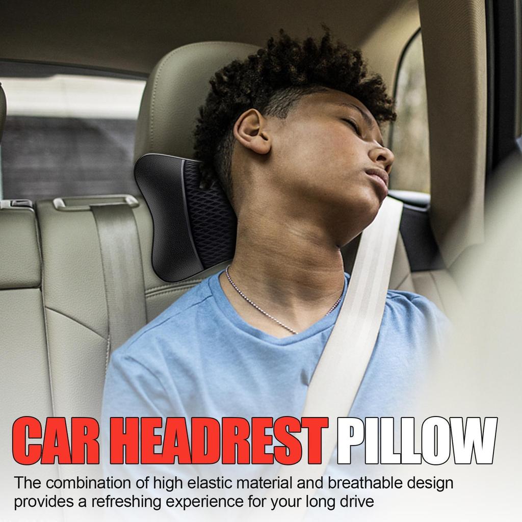 Elastyczny Oddychający Skórzany Zagłówek Dwustronny Samochodowy Ciężarowy Wnętrze Zagłówek Poduszka Podpierająca Szyję Wygodny Uniwersalny Zagłówek