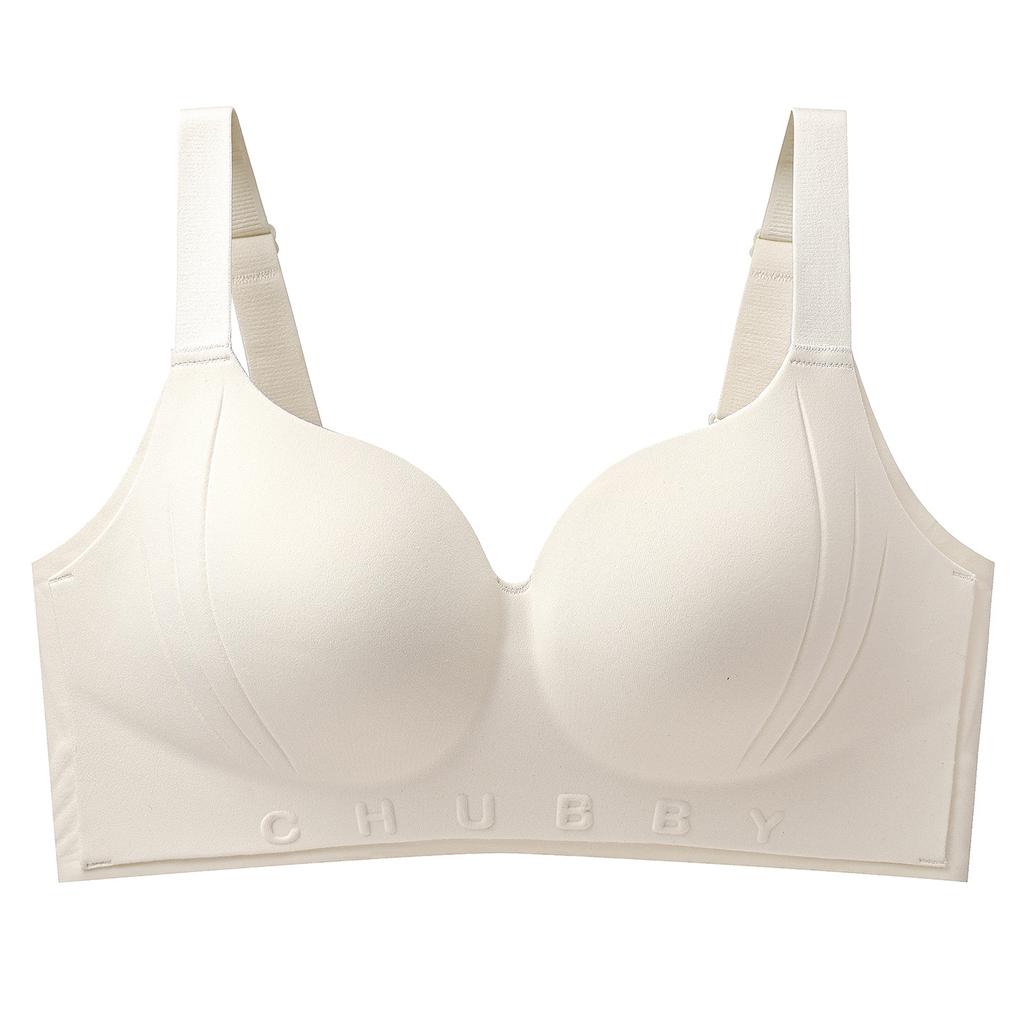 Full Cup Plus Size Bra for Women No Steel Rims Smooth Surface Bra for Women No Scars Gathered Bra Push Up Bra